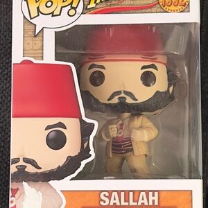 Funko Sallah Figure with Red Hat and Beige Outfit